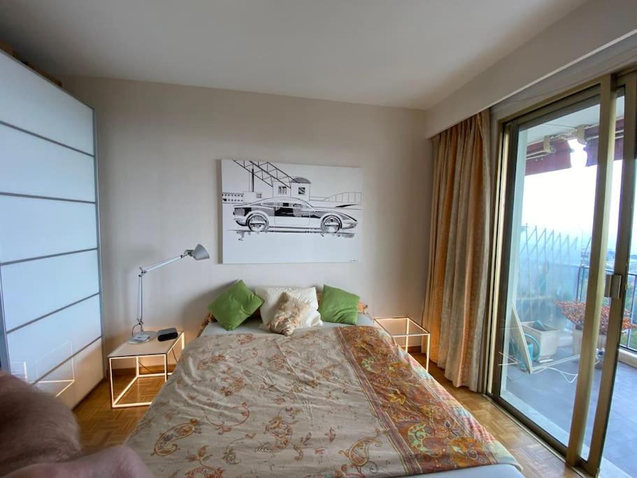 2-Room 60 M², Panoramic View, 2 Balconies, 50M Pool Cagnes-sur-Mer Exterior foto